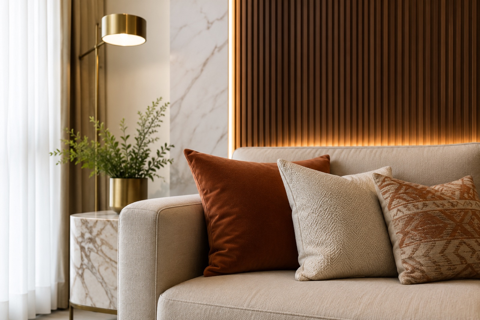 Bedroom interior design full home project Delhi NCR by IndecSpace